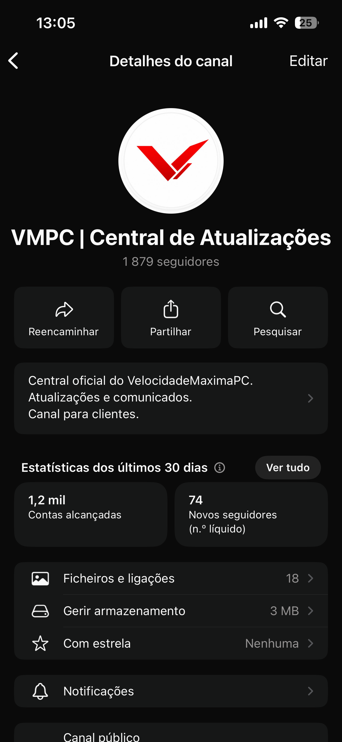 VMPC: Velocidade Máxima PC