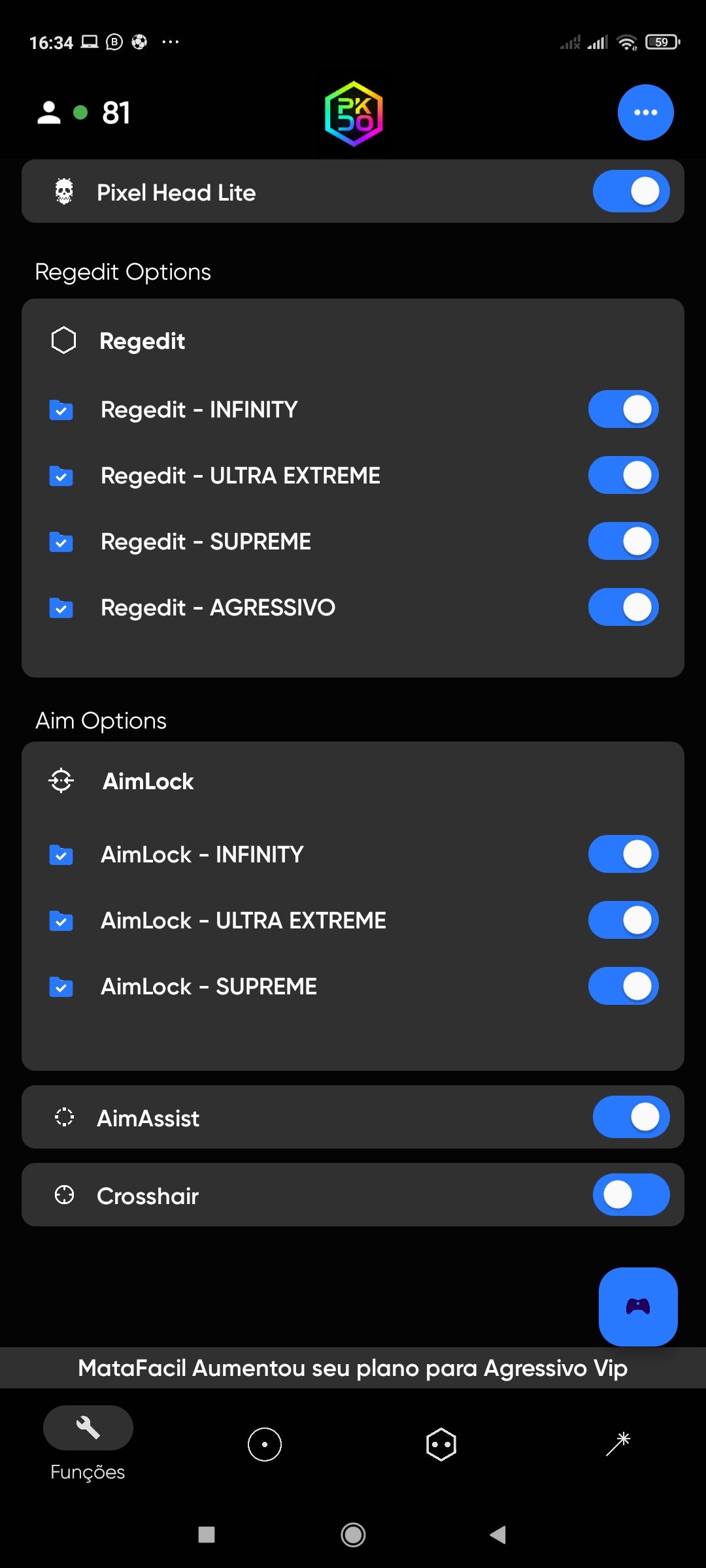 Agre3ssiv0 VIP Nvl Max. Full Vermelho FREE FIRE