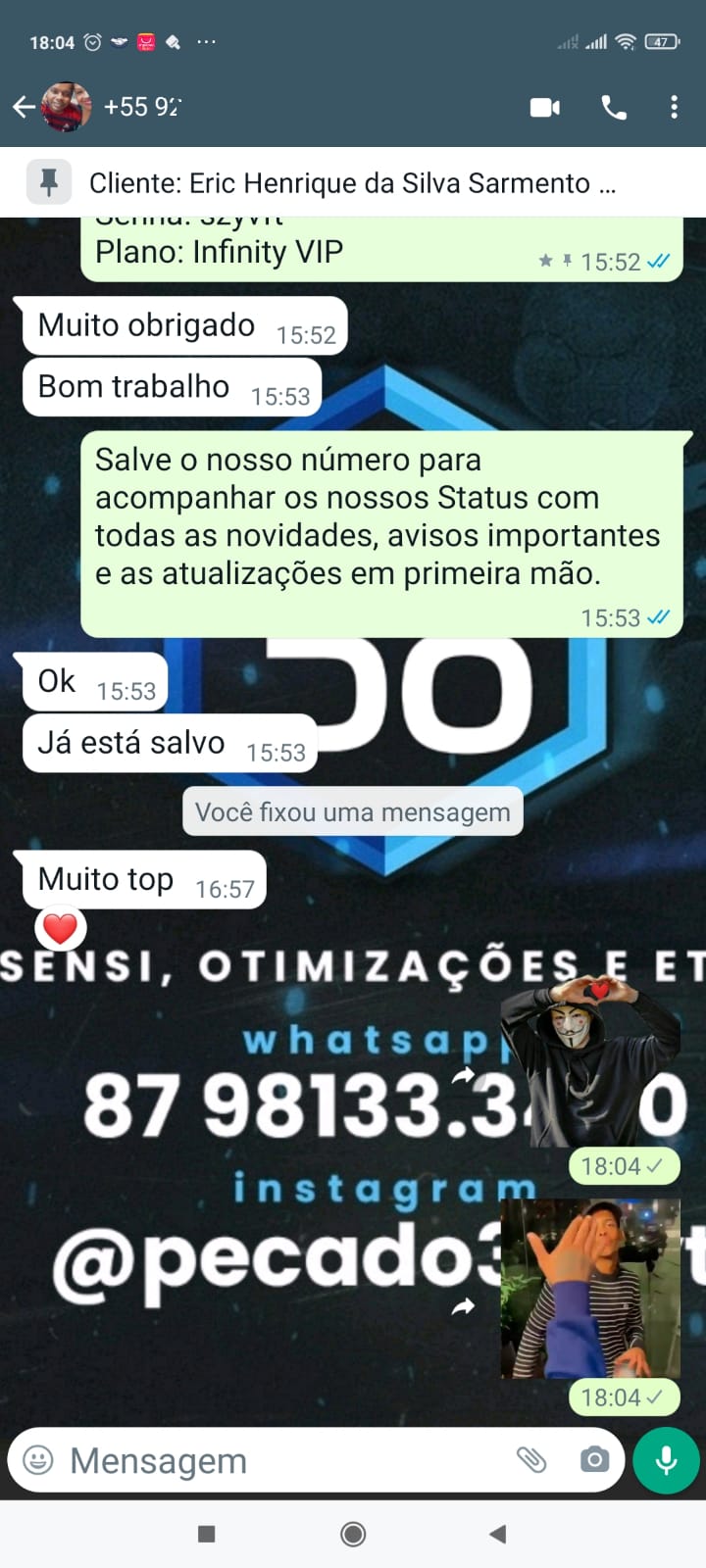 Agre3ssiv0 VIP Nvl Max. Full Vermelho FREE FIRE