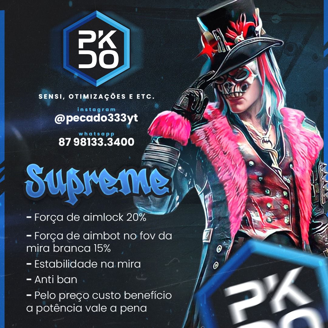 Supreme Basic Nvl1 FREE FIRE (Mensal)