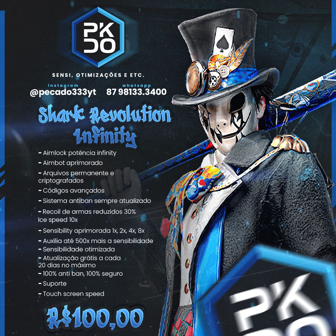 Infinity VIP Nvl3 FREE FIRE (Vitalício)