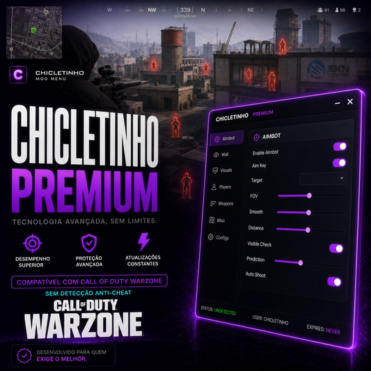 Painel Call of Duty Indetectável — AIM + Wall ESP + Zero Recuo (Anti-Ban Integrado)